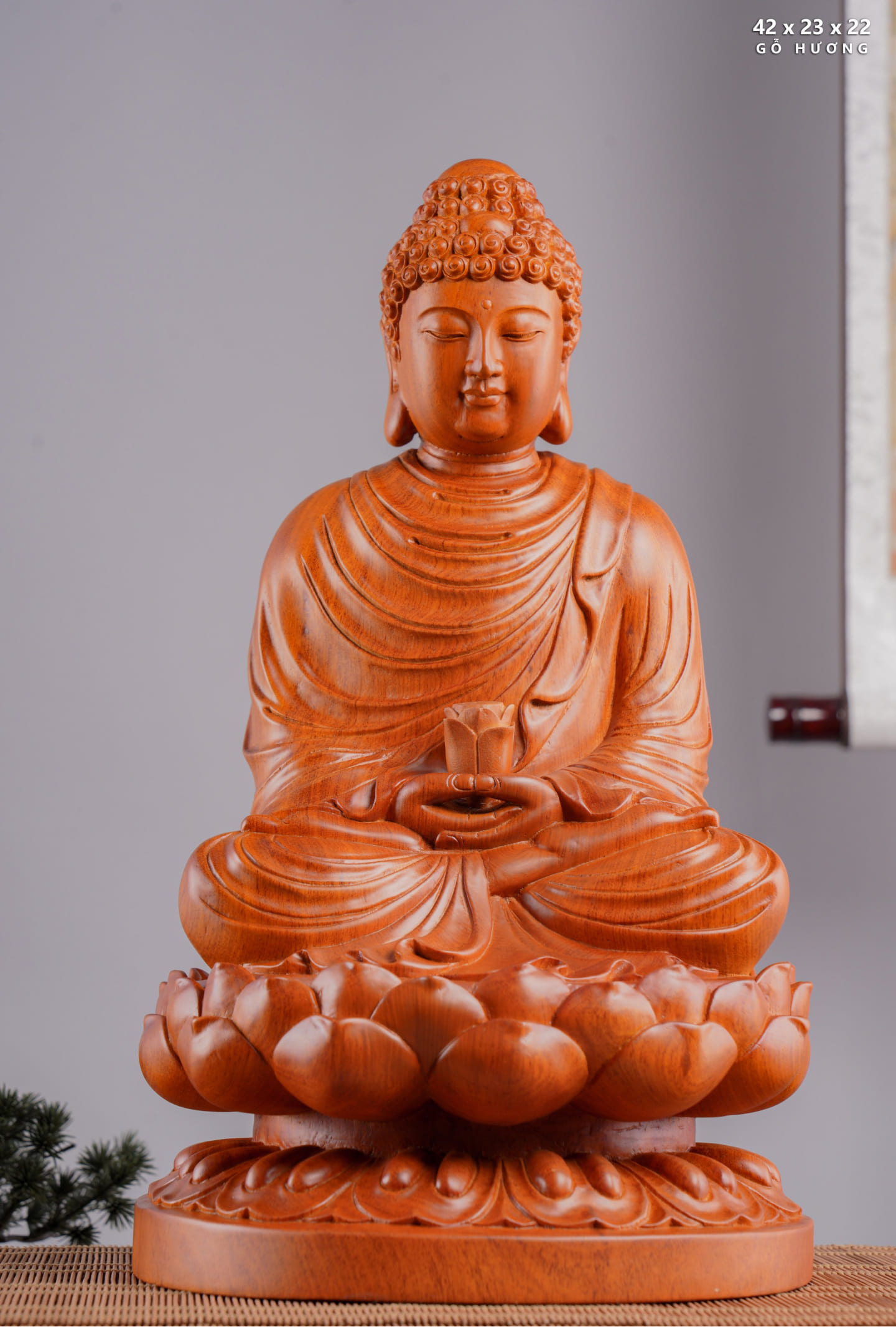 Đồ gỗ đẹp Liên Hà-Tượng phật Thích ca gỗ hương