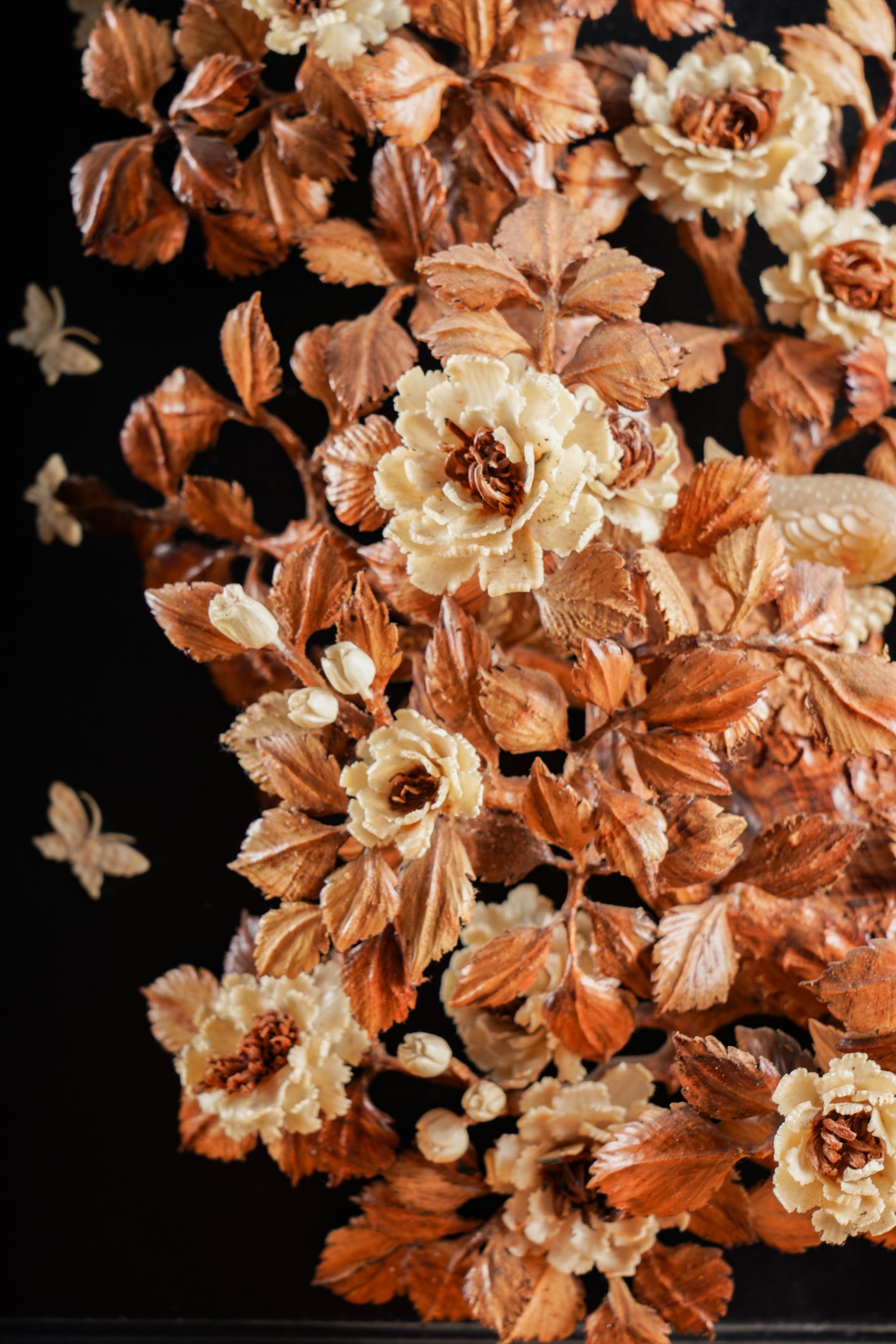 Đồ gỗ đẹp Liên Hà-Tranh gỗ vinh hoa phú quý gỗ sưa ngà