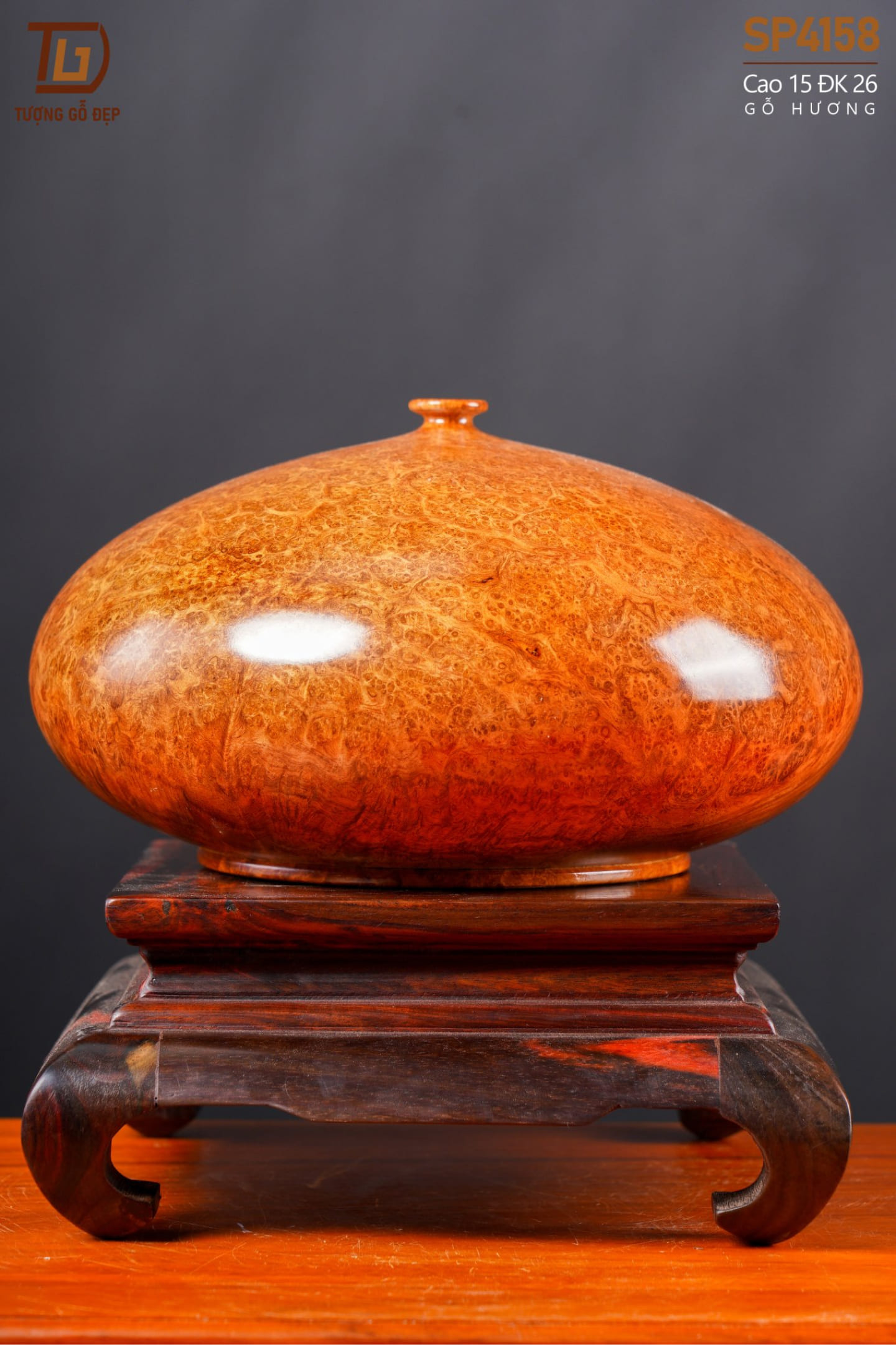 Đồ gỗ đẹp Liên Hà-Bình phú quý nu hương