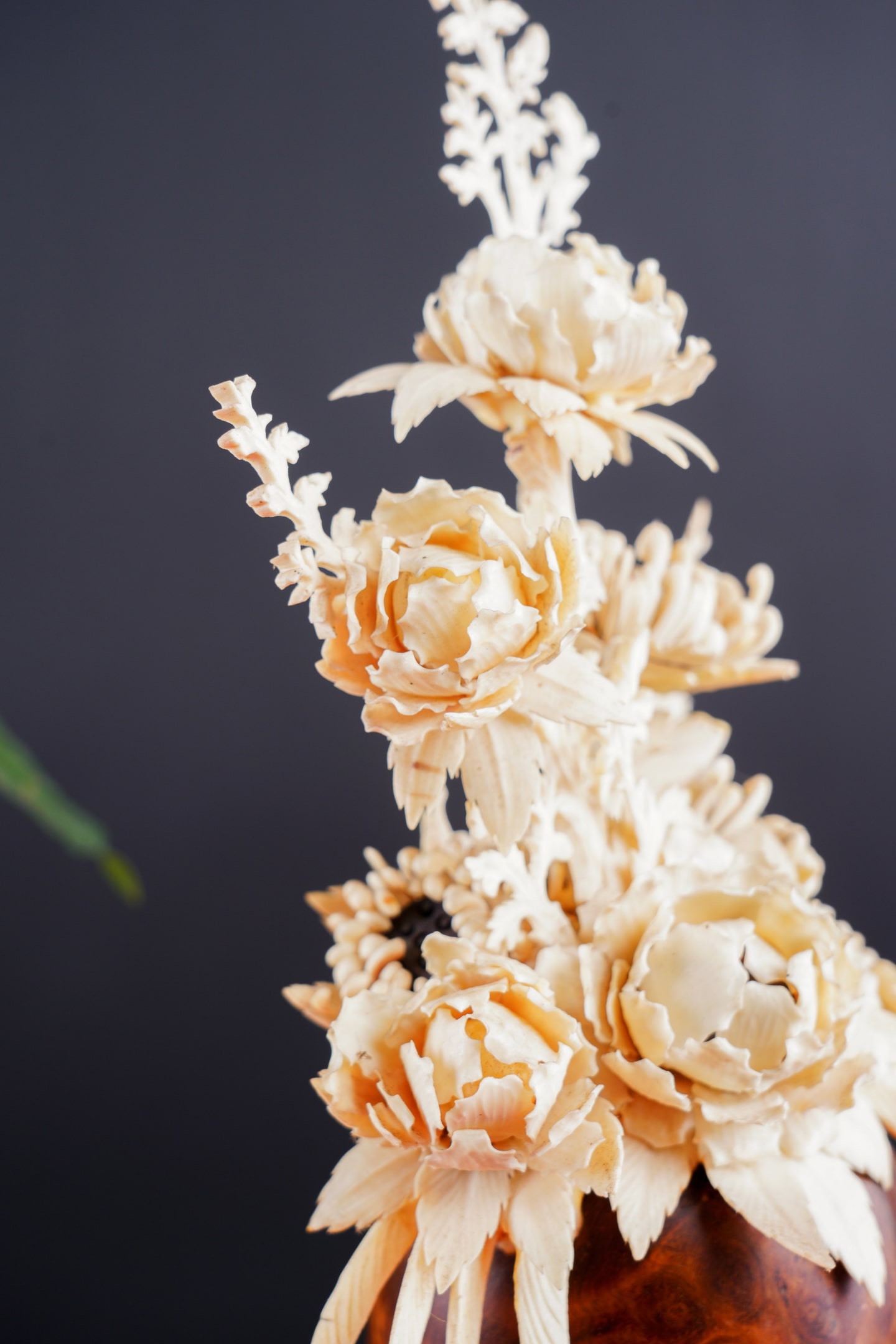 Đồ gỗ đẹp Liên Hà-Bình hoa cúc